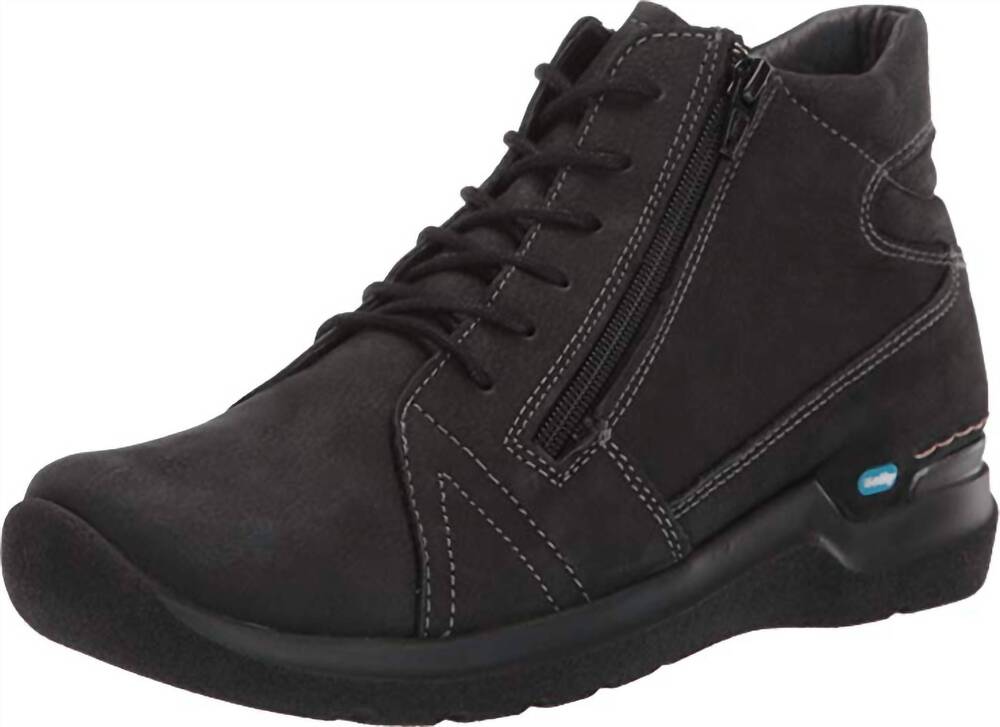 NEW WOLKY women's why bootie in black antique